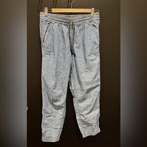 Jcrew Point Sur Chambray Pull-On Joggers - size 2